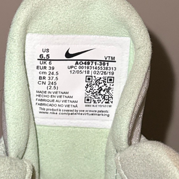 Nike Air Max 270 React Hyper Jade Running Men's Shoes Size 6.5 AO4971-301 - Picture 4 of 8